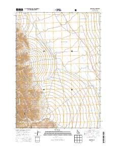 Howe NW 2013 topographic map thumbnail