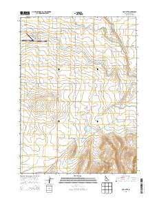Hub Butte 2013 topographic map thumbnail