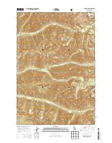 Hunter Peak 2013 topographic map thumbnail