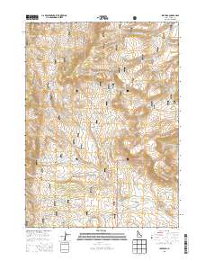 Ibex Peak 2013 topographic map thumbnail