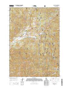 Idaho City 2013 topographic map thumbnail