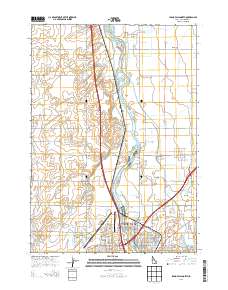 Idaho Falls North 2013 topographic map thumbnail