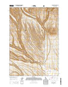 Indian Creek 2013 topographic map thumbnail