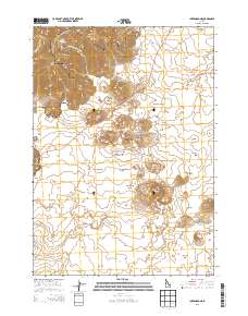 Inferno Cone 2013 topographic map thumbnail