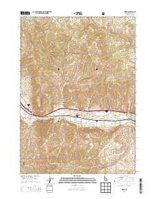 Inkom 2013 topographic map thumbnail