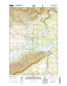 Island Park Dam 2013 topographic map thumbnail