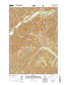 Jackson Peak 2013 topographic map thumbnail