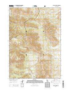 Jeff Cabin Creek 2013 topographic map thumbnail