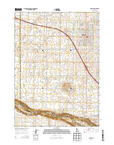 Jerome 2013 topographic map thumbnail