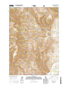 Jerry Peak 2013 topographic map thumbnail