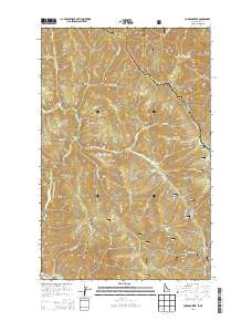 Jordan Creek 2013 topographic map thumbnail