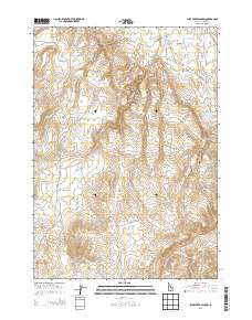 Jump Creek Canyon 2013 topographic map thumbnail