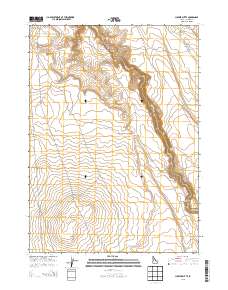 Juniper Butte 2013 topographic map thumbnail