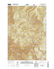 Jureano Mountain 2013 topographic map thumbnail