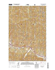 Kellogg East 2014 topographic map thumbnail