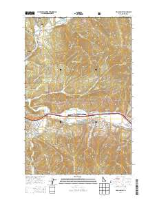 Kellogg West 2014 topographic map thumbnail