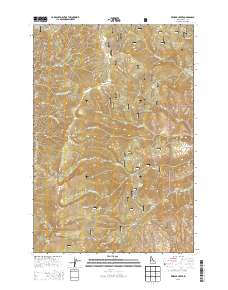 Kessler Creek 2013 topographic map thumbnail