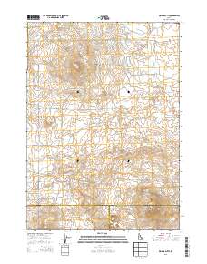 Kimama Butte 2013 topographic map thumbnail