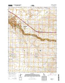 Kimberly 2013 topographic map thumbnail