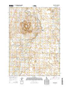 Kinzie Butte 2013 topographic map thumbnail