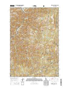 Kirkwood Creek 2013 topographic map thumbnail