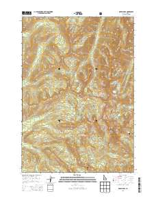 Knapp Lakes 2013 topographic map thumbnail