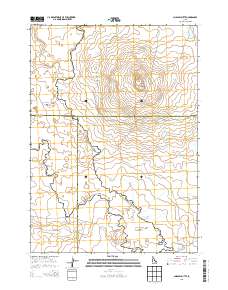 Laidlaw Butte 2013 topographic map thumbnail