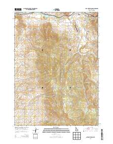 Lava Hot Springs 2013 topographic map thumbnail