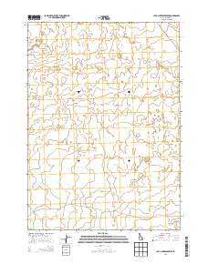 Lava Lake Reservoir 2013 topographic map thumbnail