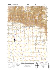 Leadore 2013 topographic map thumbnail