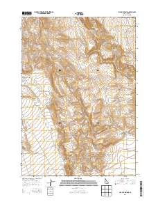 Lidy Hot Springs 2013 topographic map thumbnail
