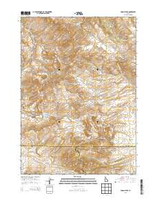 Lincoln Peak 2013 topographic map thumbnail