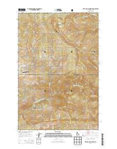 Little Goat Mountains 2013 topographic map thumbnail