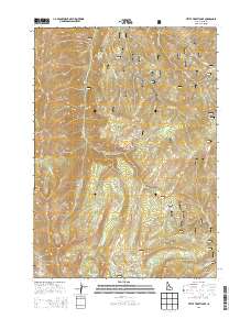 Little Trinity Lake 2013 topographic map thumbnail