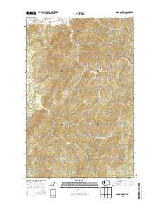 Adams Mountain 2014 topographic map thumbnail