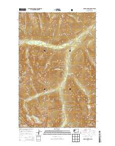 Agnes Mountain 2014 topographic map thumbnail