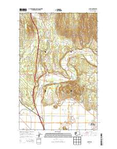 Alger 2014 topographic map thumbnail