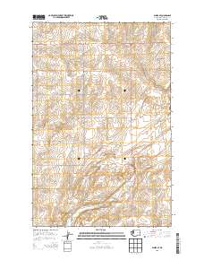 Almira SE 2013 topographic map thumbnail