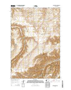 Alpowa Ridge 2013 topographic map thumbnail