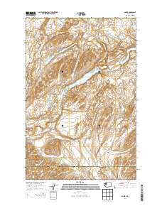 Amber 2014 topographic map thumbnail