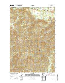 Anderson Lake 2013 topographic map thumbnail