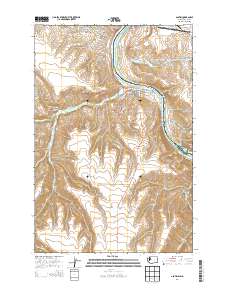 Asotin 2014 topographic map thumbnail