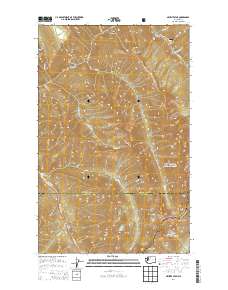 Azurite Peak 2014 topographic map thumbnail