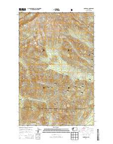 Baker Pass 2014 topographic map thumbnail