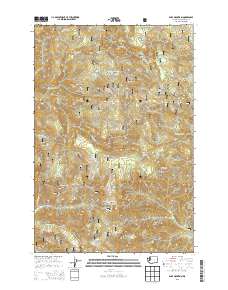 Bare Mountain 2013 topographic map thumbnail
