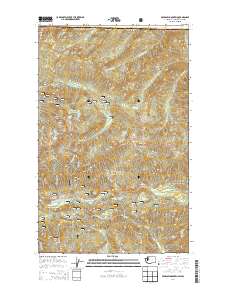Bearpaw Mountain 2014 topographic map thumbnail