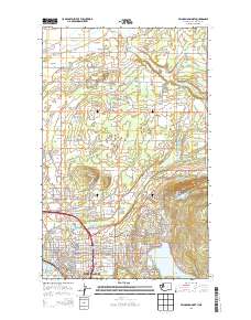 Bellingham North 2014 topographic map thumbnail