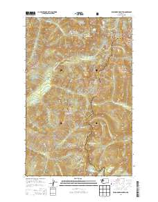 Benchmark Mountain 2014 topographic map thumbnail