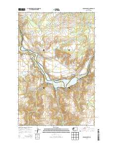 Benjamin Lake 2013 topographic map thumbnail