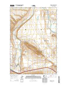 Benton City 2013 topographic map thumbnail